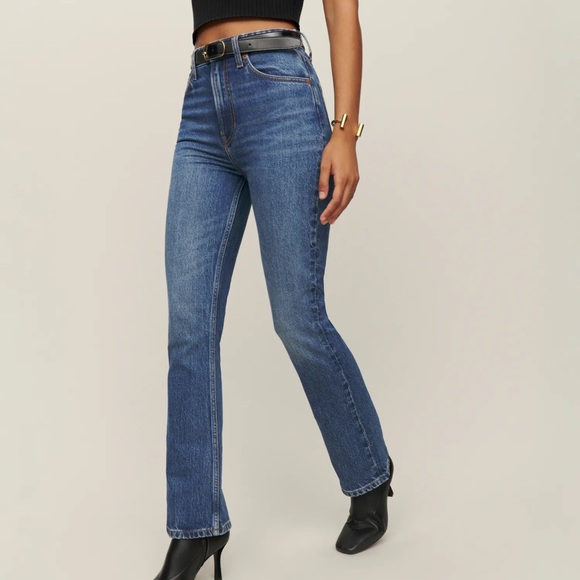 Reformation Peyton High Rise Bootcut Jeans - Picture 2 of 7